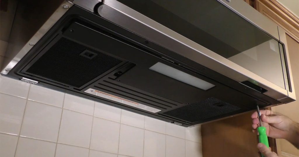 How to Change Light Bulb on a Microwave Hood The Appliance Pros+